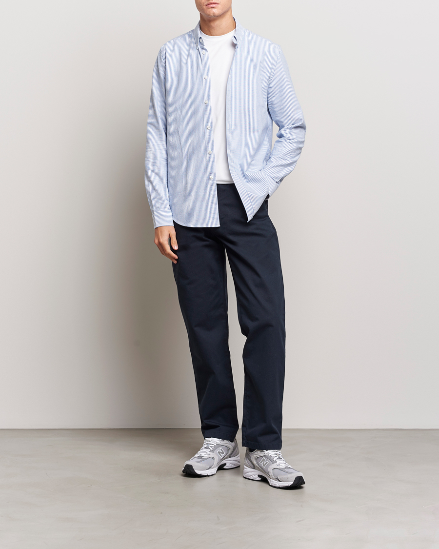 Hombres | Pantalones | Samsøe Samsøe | Johnny Cotton Trousers Salute Navy