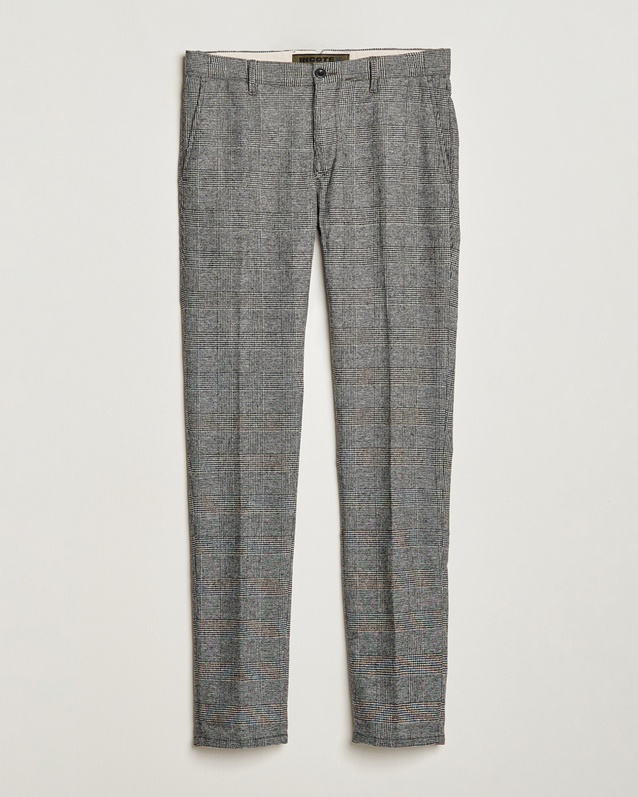 Hombres | Pantalones | Incotex | Slim Fit Prince Of Wales Check Pants Grey