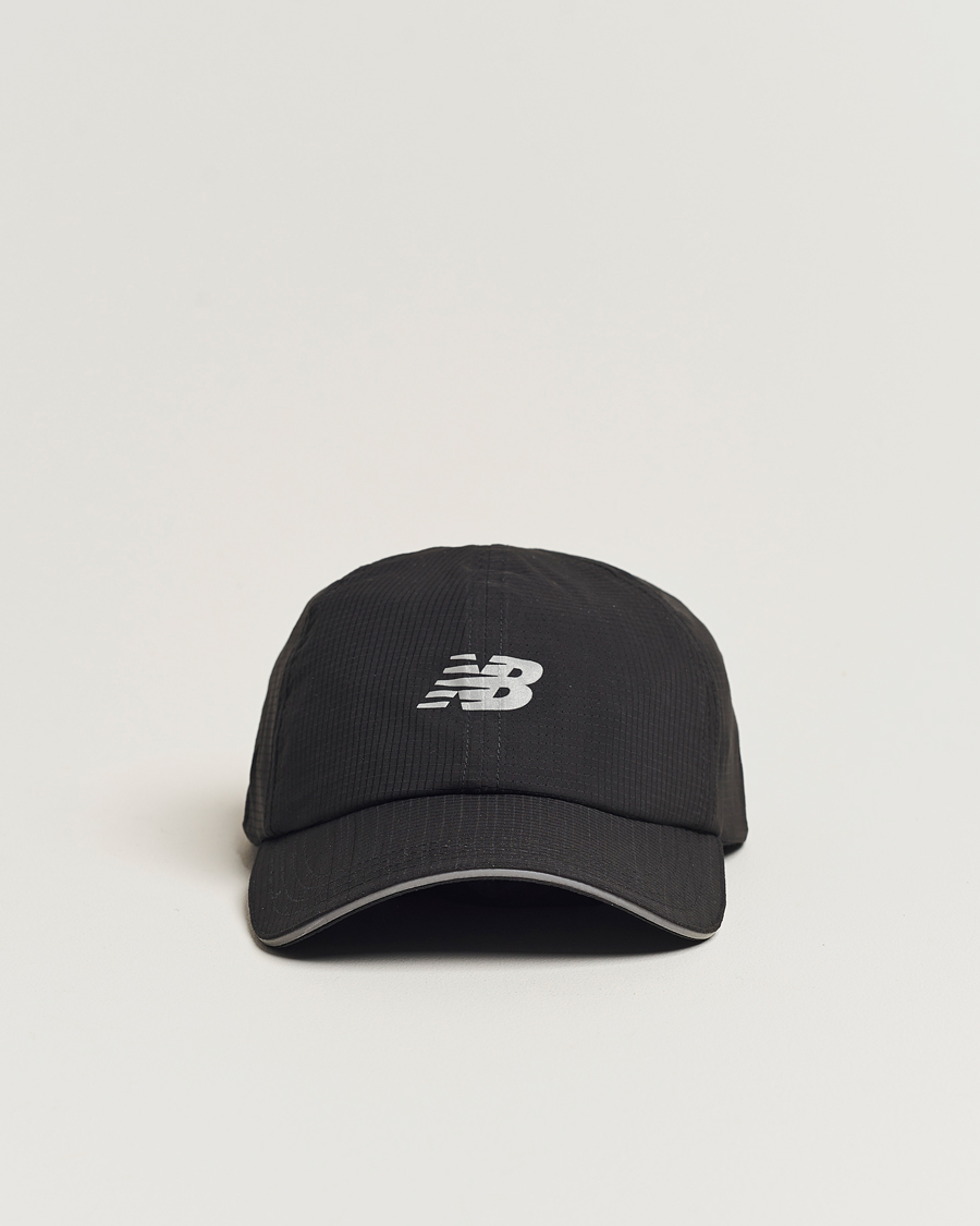Hombres | New Balance Running 6-Panel Performance Hat Black | New Balance Running | 6-Panel Performance Hat Black