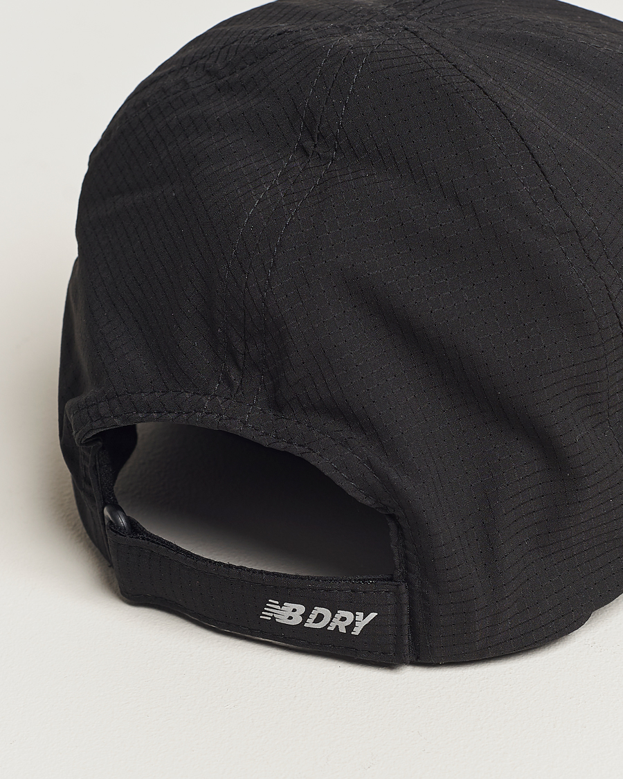 Hombres | New Balance Running 6-Panel Performance Hat Black | New Balance Running | 6-Panel Performance Hat Black