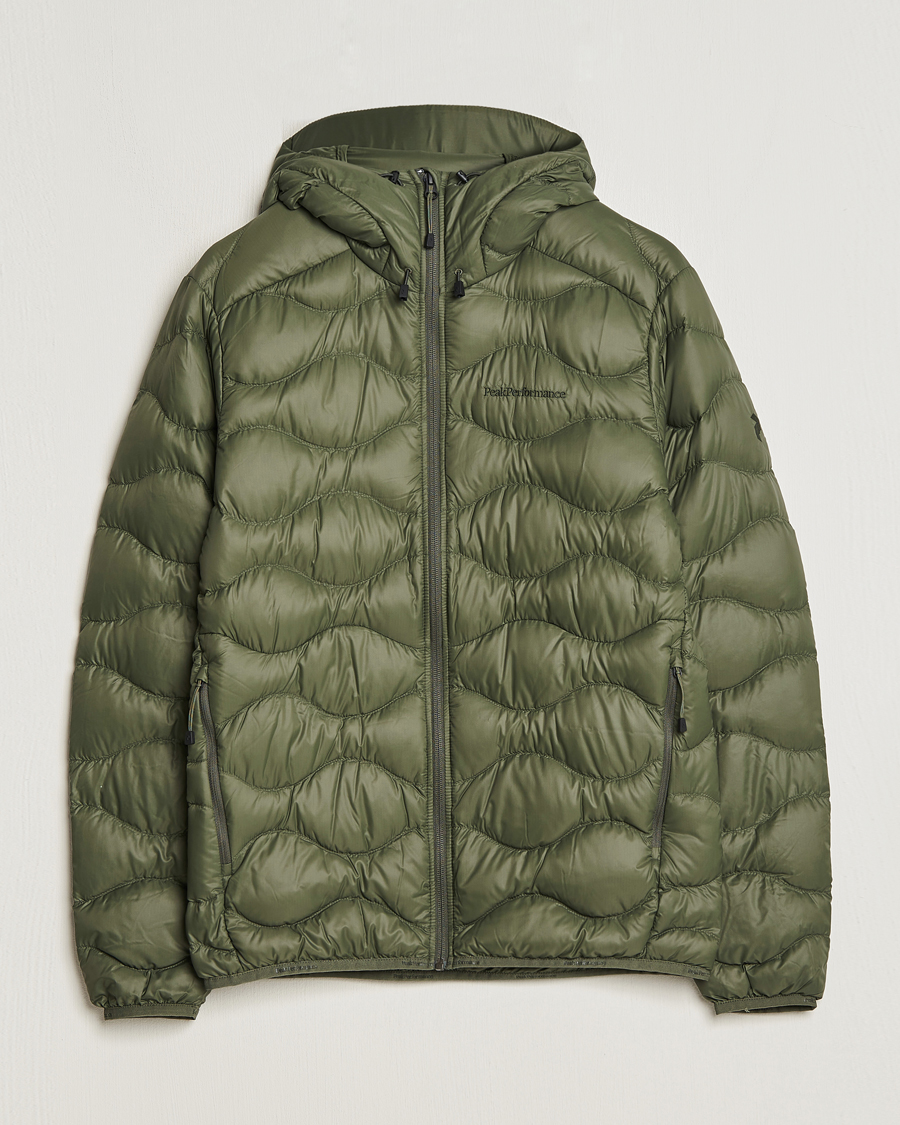 Hombres | Abrigos y chaquetas | Peak Performance | Helium Down Hooded Jacket Pine Needle