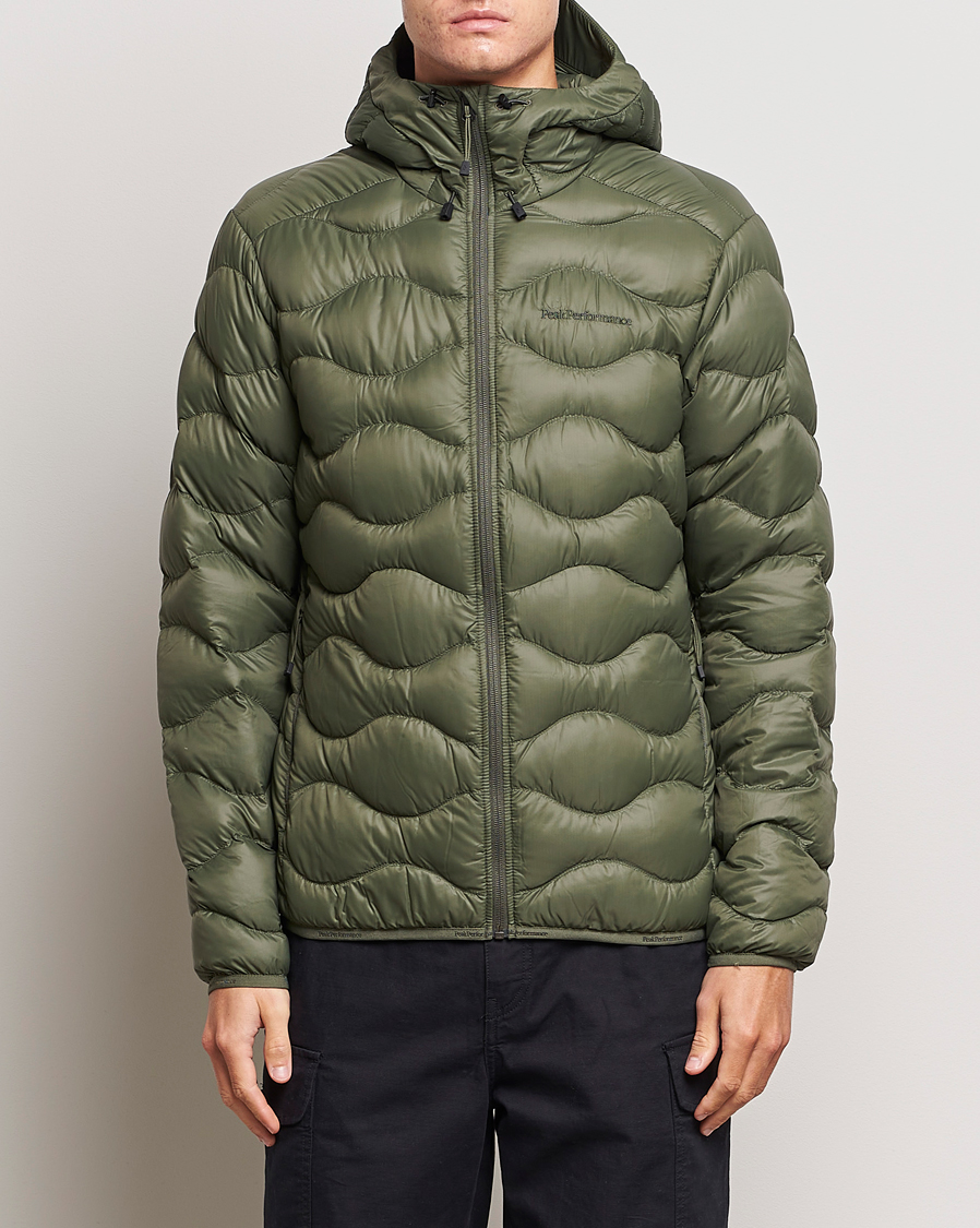 Hombres | Abrigos y chaquetas | Peak Performance | Helium Down Hooded Jacket Pine Needle
