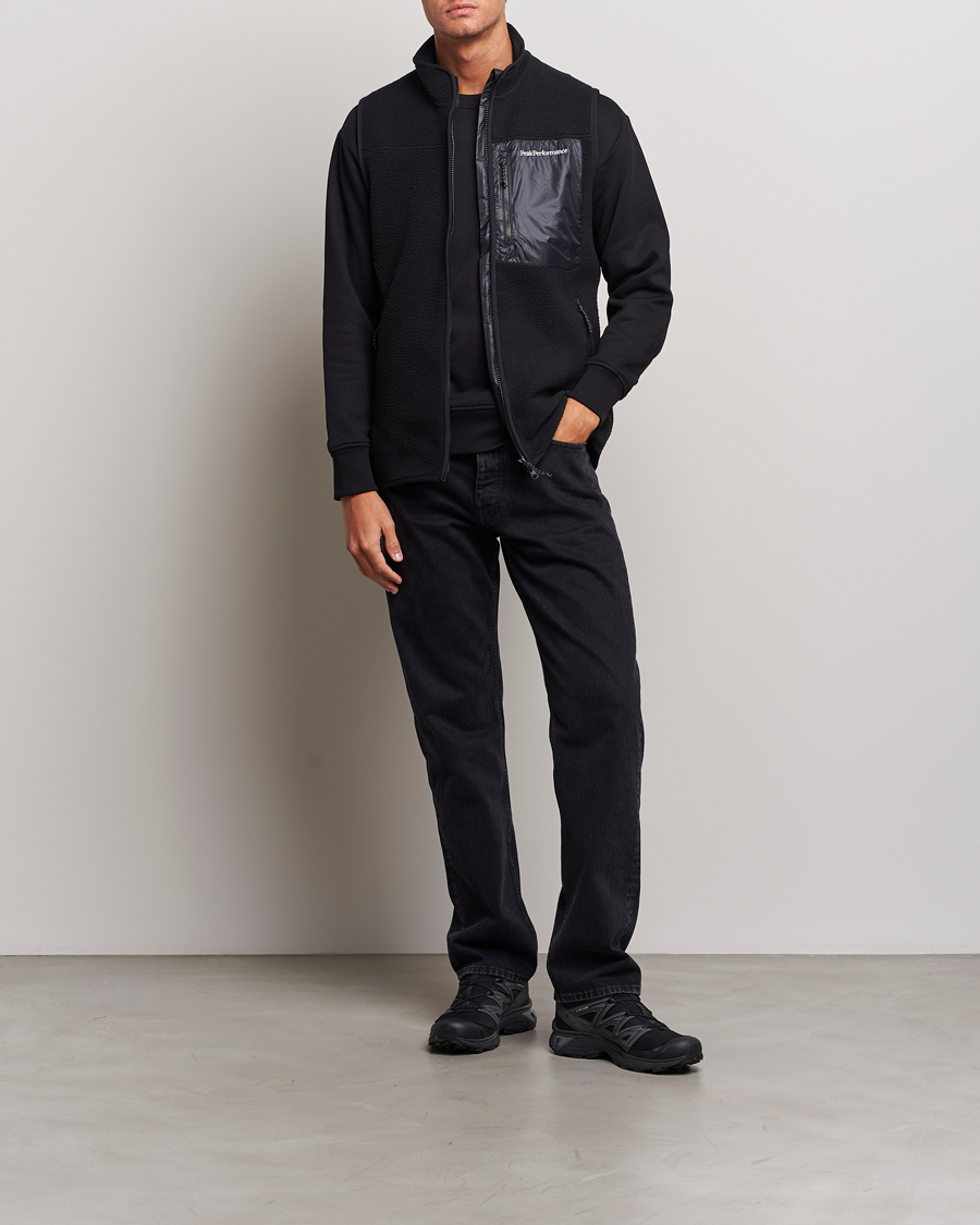 Hombres | Peak Performance Pile Vest Black | Peak Performance | Pile Vest Black