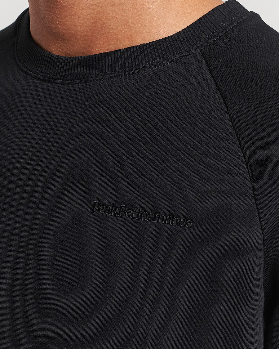 Hombres | Jerséis y prendas de punto | Peak Performance | Original Logo Crew Neck Sweatshirt Black
