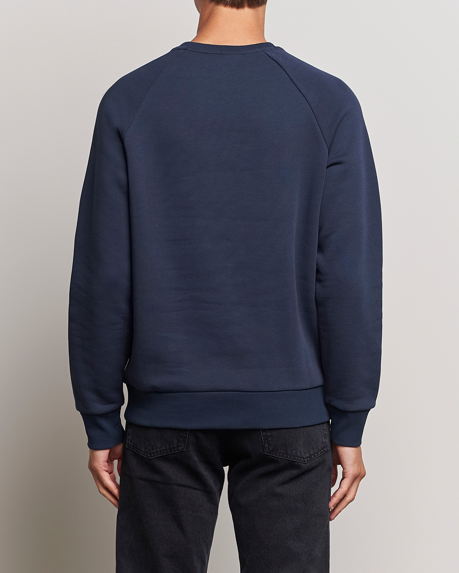 Hombres | Jerséis y prendas de punto | Peak Performance | Original Logo Crew Neck Sweatshirt Blue Shadow