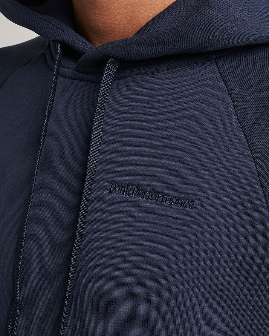 Hombres | Jerséis y prendas de punto | Peak Performance | Original Logo Hoodie Blue Shadow