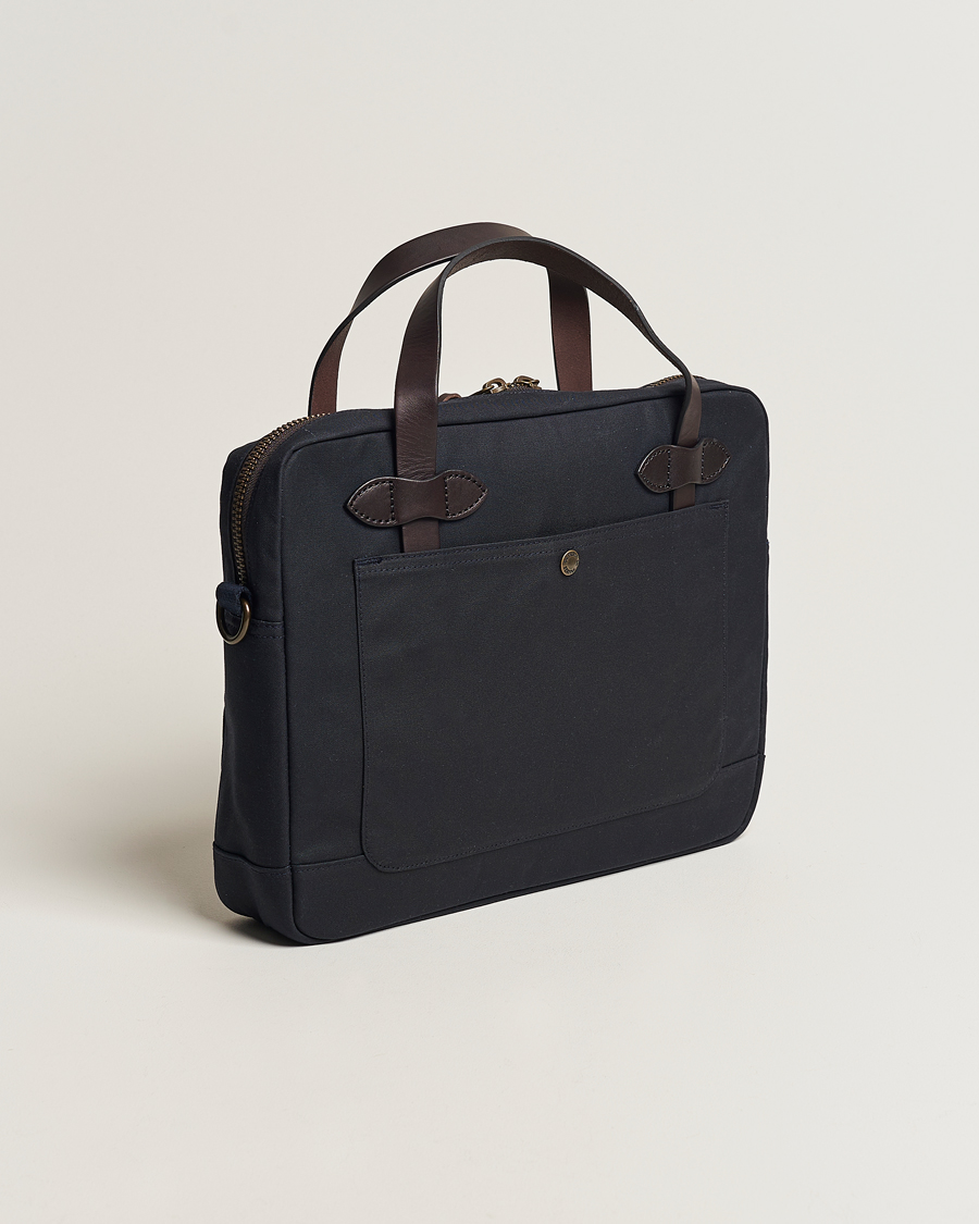 Hombres | Maletines | Filson | Tin Cloth Compact Briefcase Navy