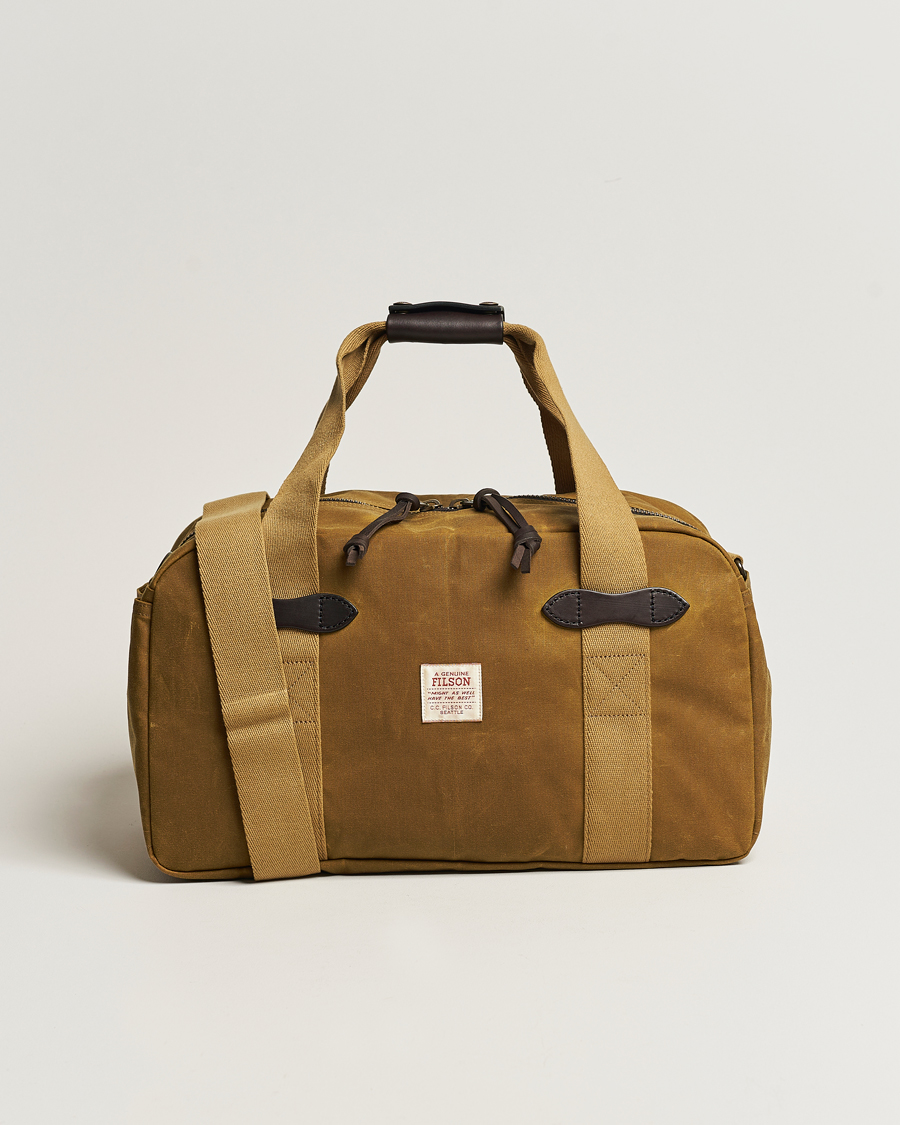 Hombres | Filson Tin Cloth Small Duffle Bag Dark Tan | Filson | Tin Cloth Small Duffle Bag Dark Tan