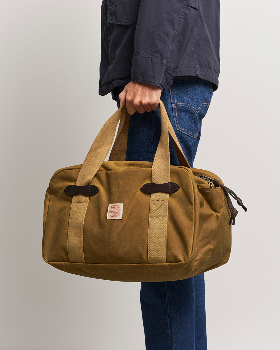 Men | Weekend Bags | Filson | Tin Cloth Small Duffle Bag Dark Tan