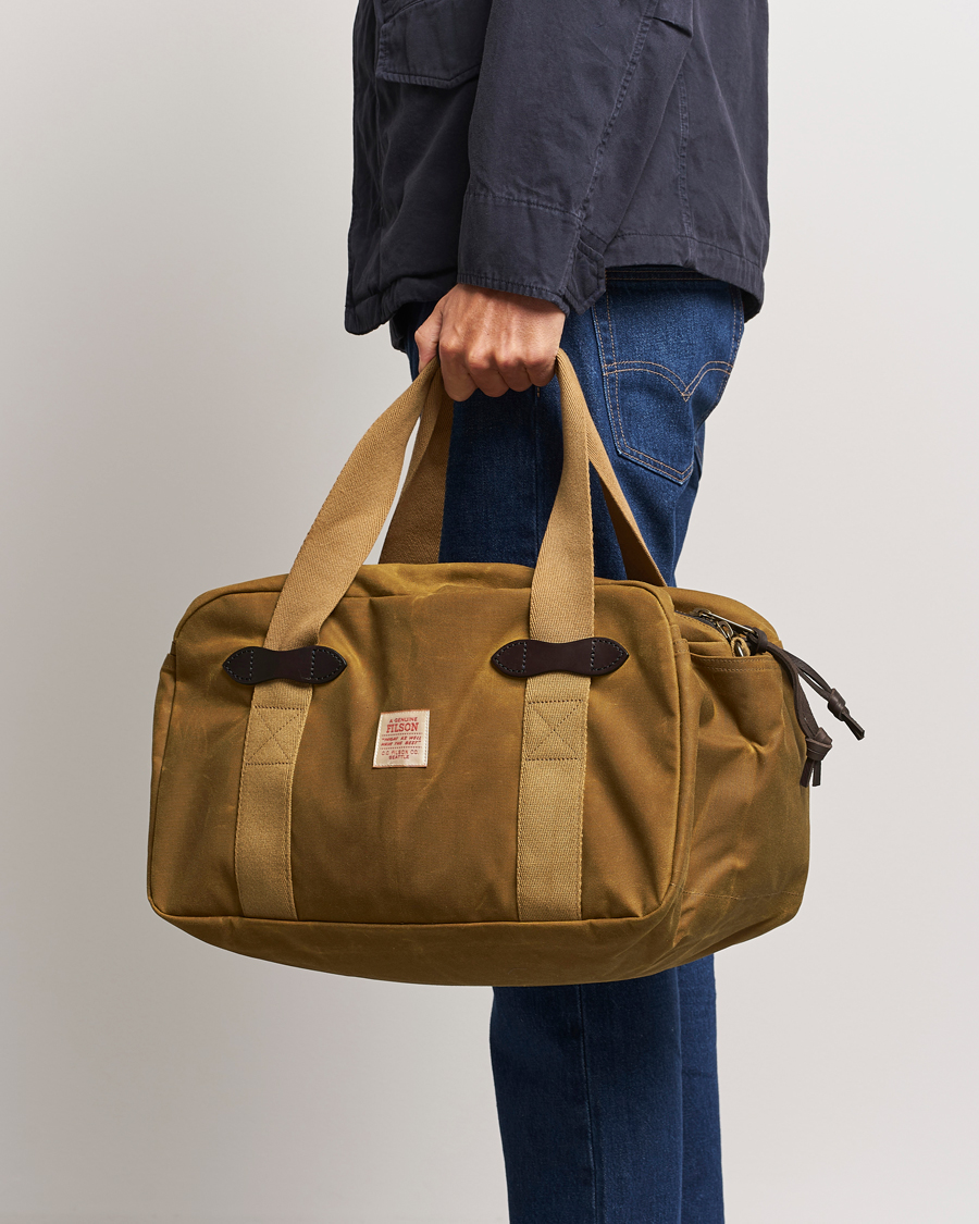 Hombres | Filson Tin Cloth Small Duffle Bag Dark Tan | Filson | Tin Cloth Small Duffle Bag Dark Tan