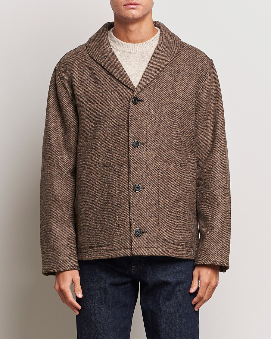 Hombres | Abrigos y chaquetas | Filson | Decatur Island Wool Jacket Natural Brown
