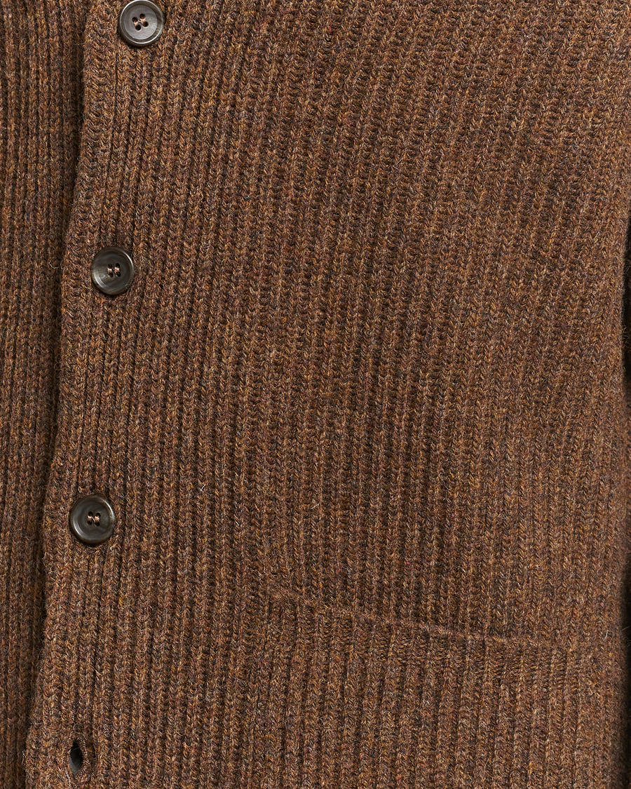 Hombres | Jerséis y prendas de punto | Filson | Bristol Wool Cardigan Brown Heather