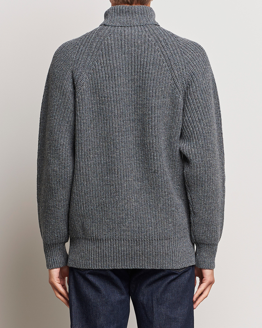 Hombres | Jerséis y prendas de punto | Filson | Bristol Wool Rollneck Heather Grey