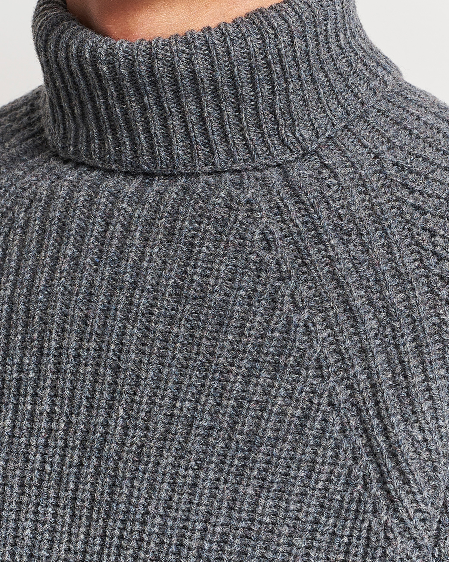 Hombres | Jerséis y prendas de punto | Filson | Bristol Wool Rollneck Heather Grey