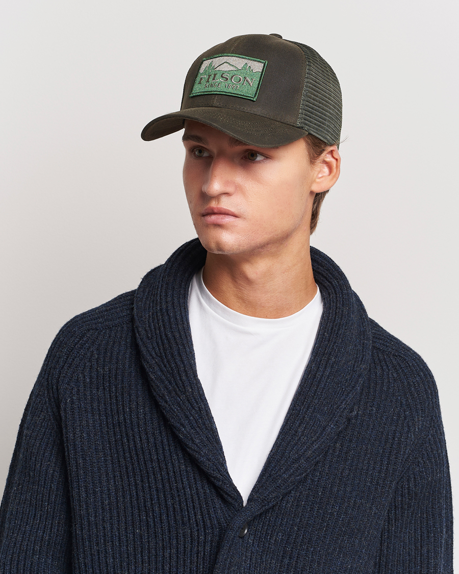 Hombres | Sombreros y gorras | Filson | Logger Mesh Cap Otter Green