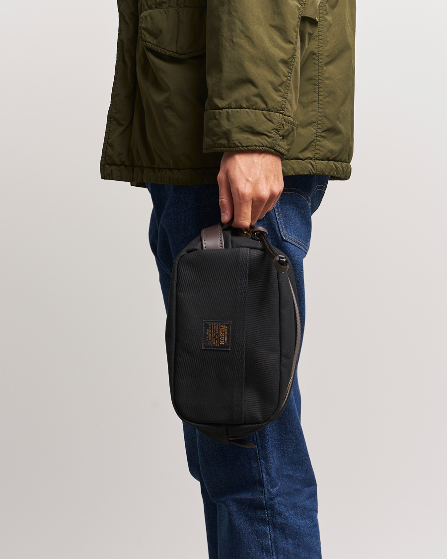 Hombres | American Heritage | Filson | Rugged Twill Travel Kit Black