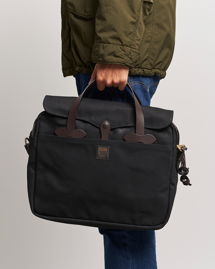 Hombres | Bolsos | Filson | Original Briefcase Black