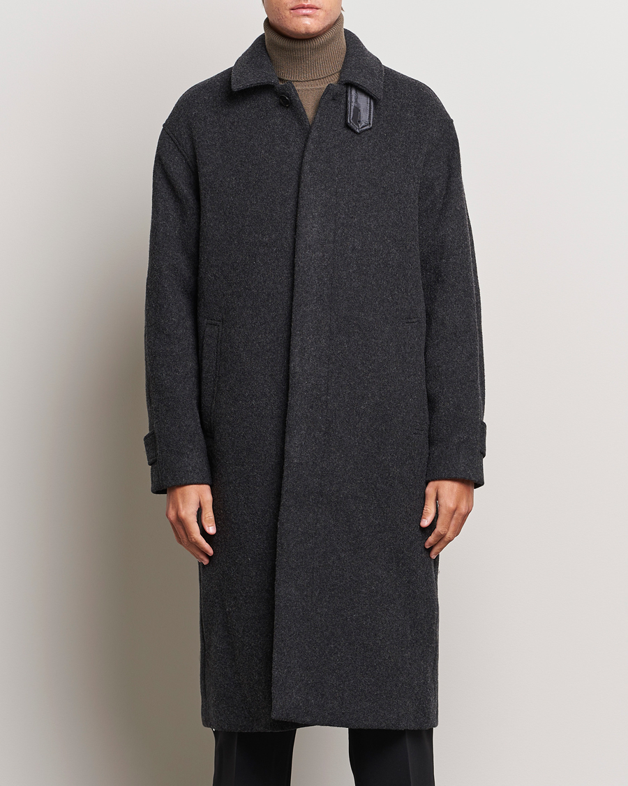 Hombres | Abrigos y chaquetas | Samsøe Samsøe | Samsøe & Samsøe Jacob Coat Black Melange