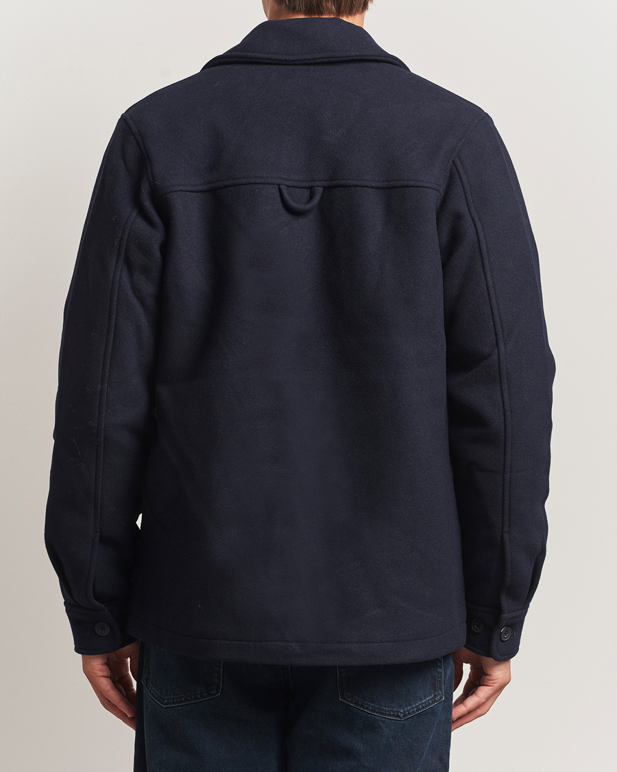 Hombres | Abrigos y chaquetas | Samsøe Samsøe | Pally Padded Shirt Jacket Salute Navy