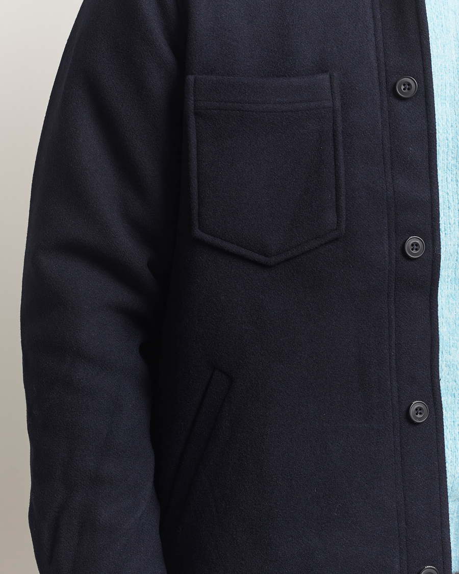 Hombres | Abrigos y chaquetas | Samsøe Samsøe | Pally Padded Shirt Jacket Salute Navy