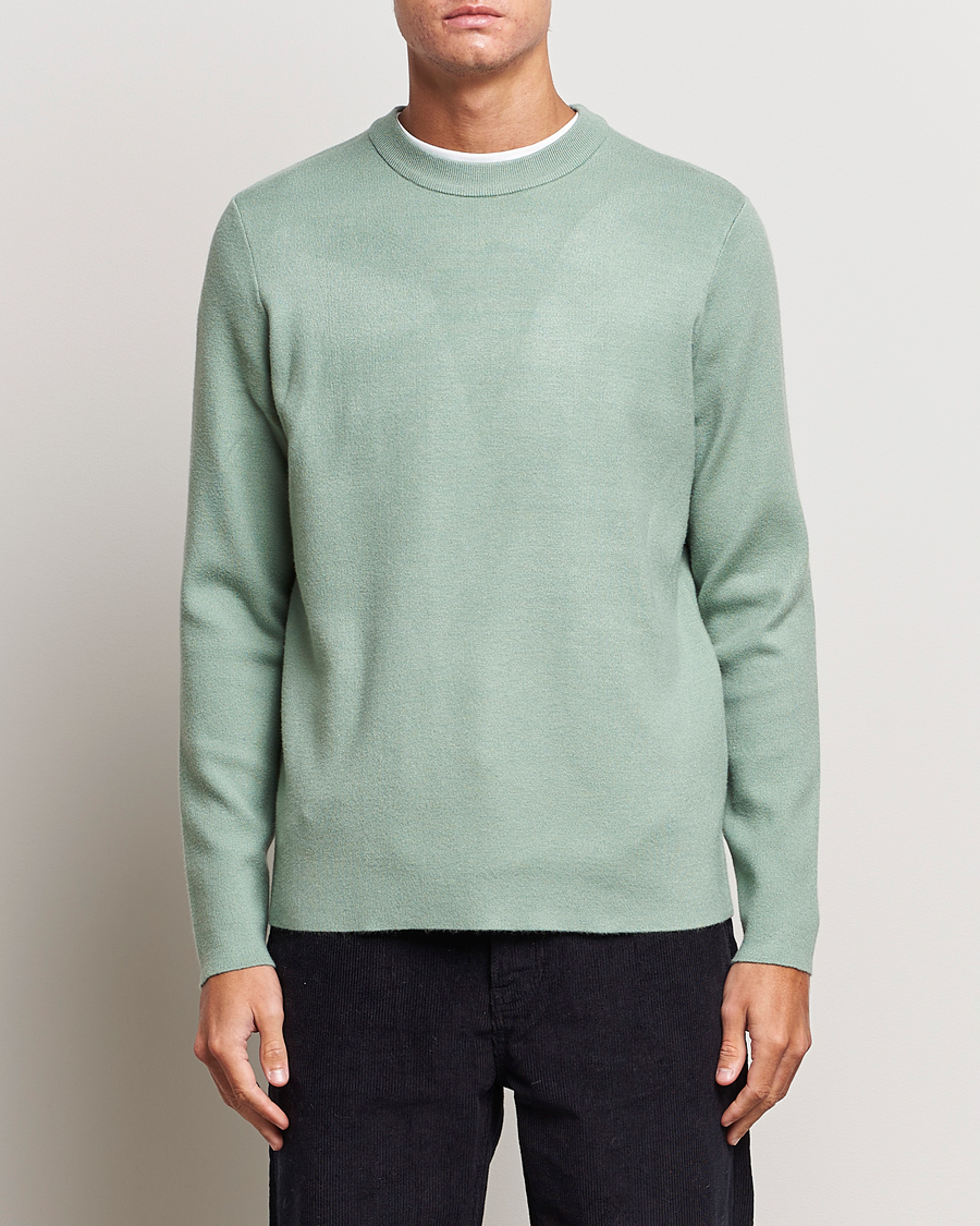 Hombres | Jerséis y prendas de punto | Samsøe Samsøe | Samsøe & Samsøe Guna Crew Neck Iceberg Green