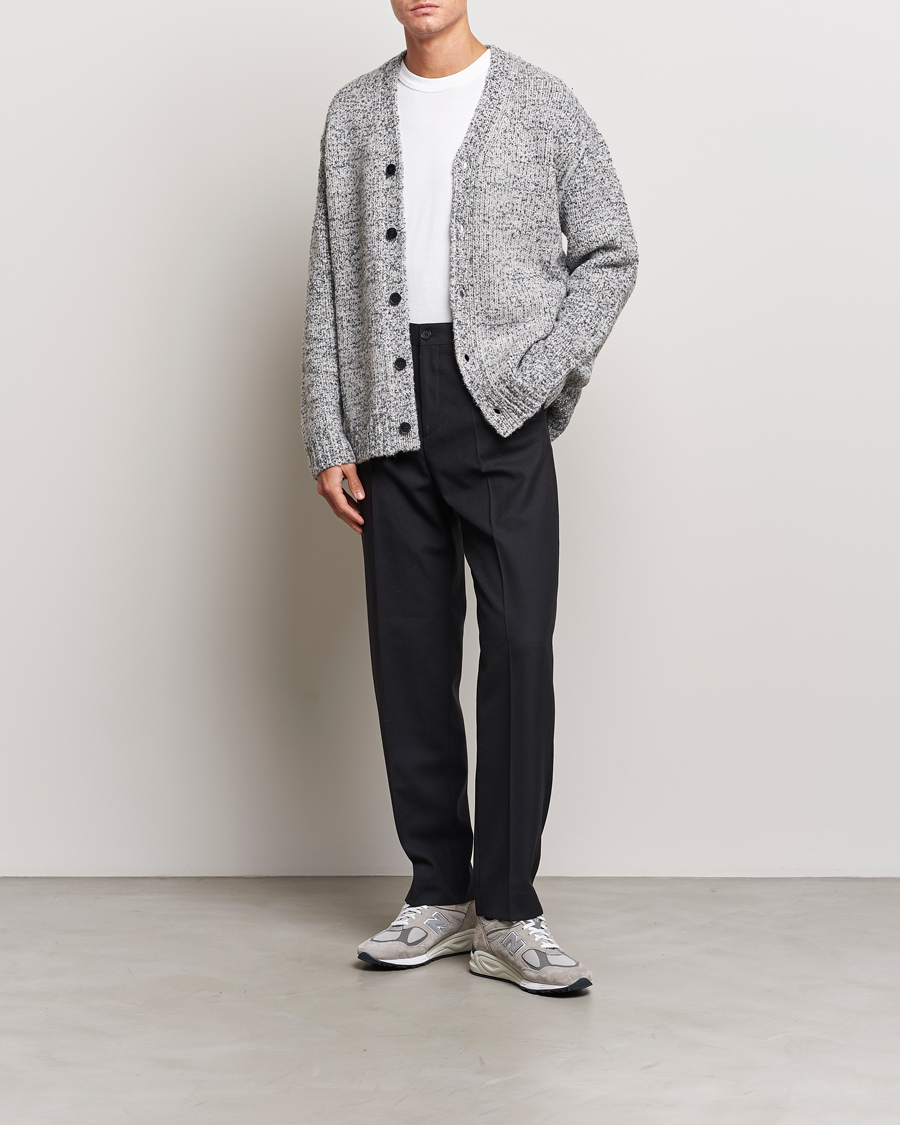 Hombres | Jerséis y prendas de punto | Samsøe Samsøe | Samsøe & Samsøe Max Knitted Cardigan Grey Melange
