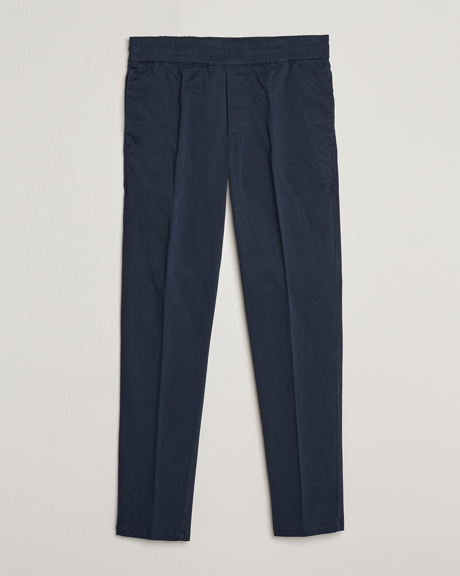 Hombres | Pantalones | Samsøe Samsøe | Samsøe & Samsøe Smithy Drawstring Trousers Salute Navy
