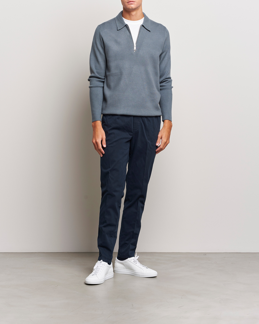 Hombres | Pantalones | Samsøe Samsøe | Samsøe & Samsøe Smithy Drawstring Trousers Salute Navy