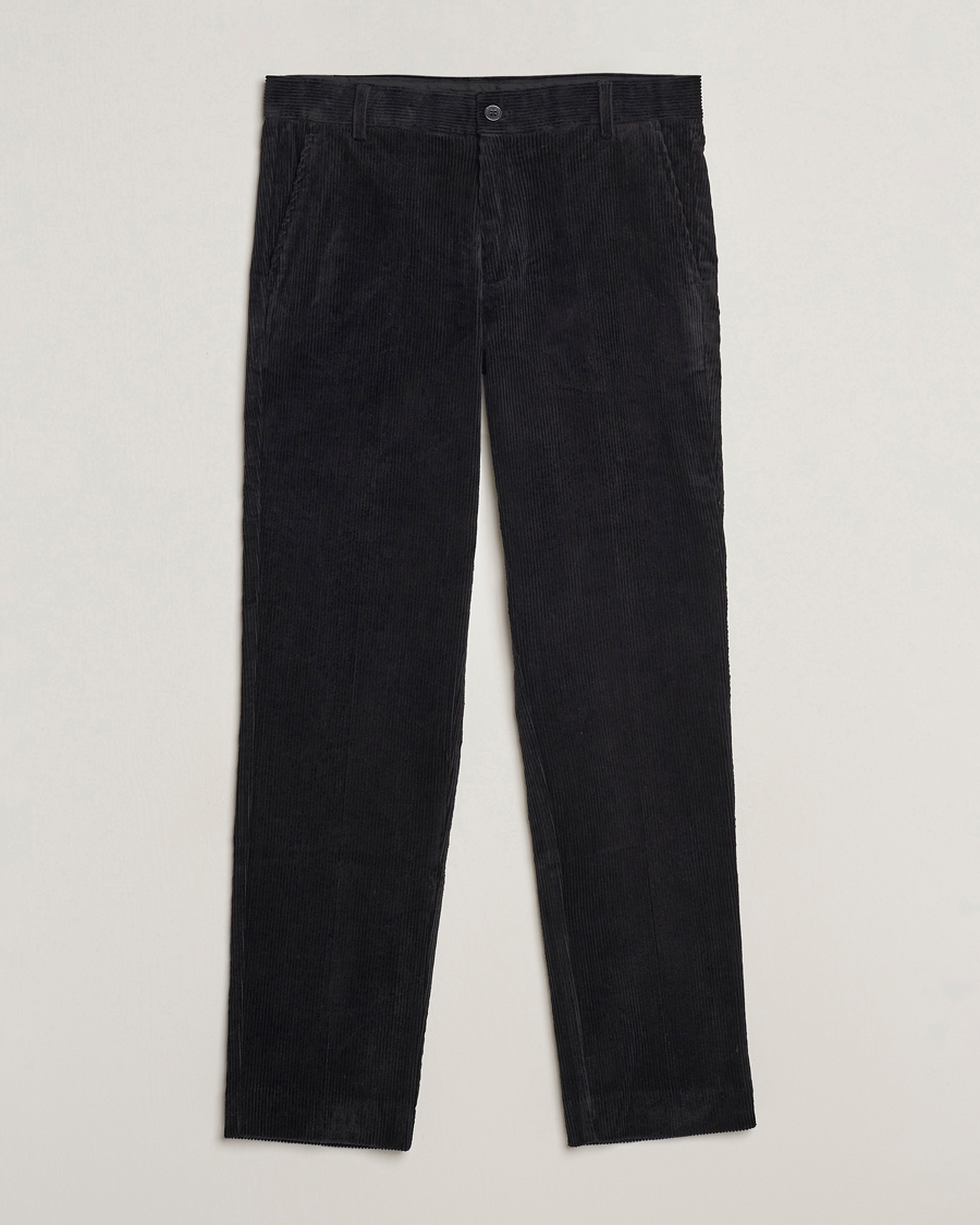 Hombres | Pantalones | Samsøe Samsøe | Samsøe & Samsøe Felix Corduroy Trousers Black