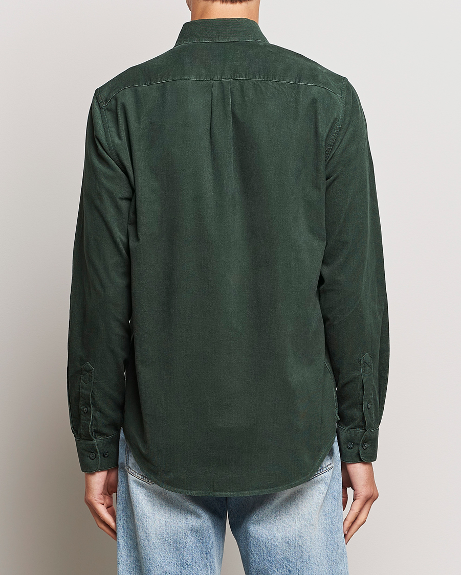 Hombres | Camisas | Samsøe Samsøe | Samsøe & Samsøe Liam Baby Cord Shirt Garden Topiary