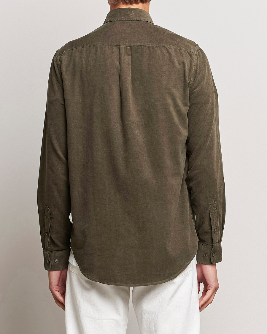 Hombres | Camisas | Samsøe Samsøe | Samsøe & Samsøe Liam Baby Cord Shirt Crocodile