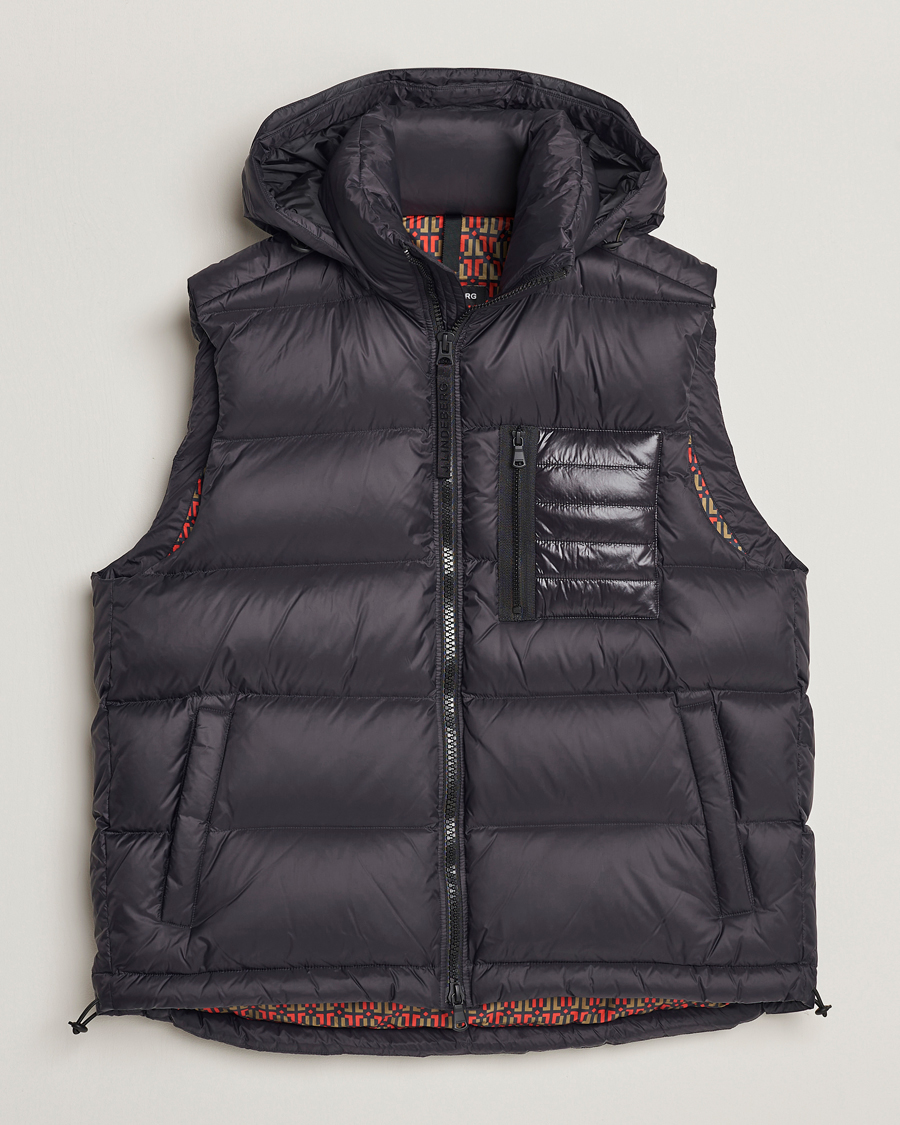 Hombres | Abrigos y chaquetas | J.Lindeberg | Duke Hoodded Down Vest Black
