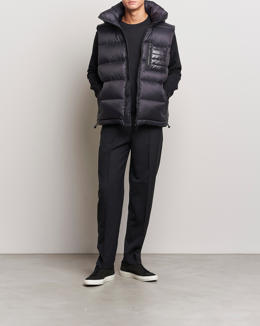 Hombres | Abrigos y chaquetas | J.Lindeberg | Duke Hoodded Down Vest Black