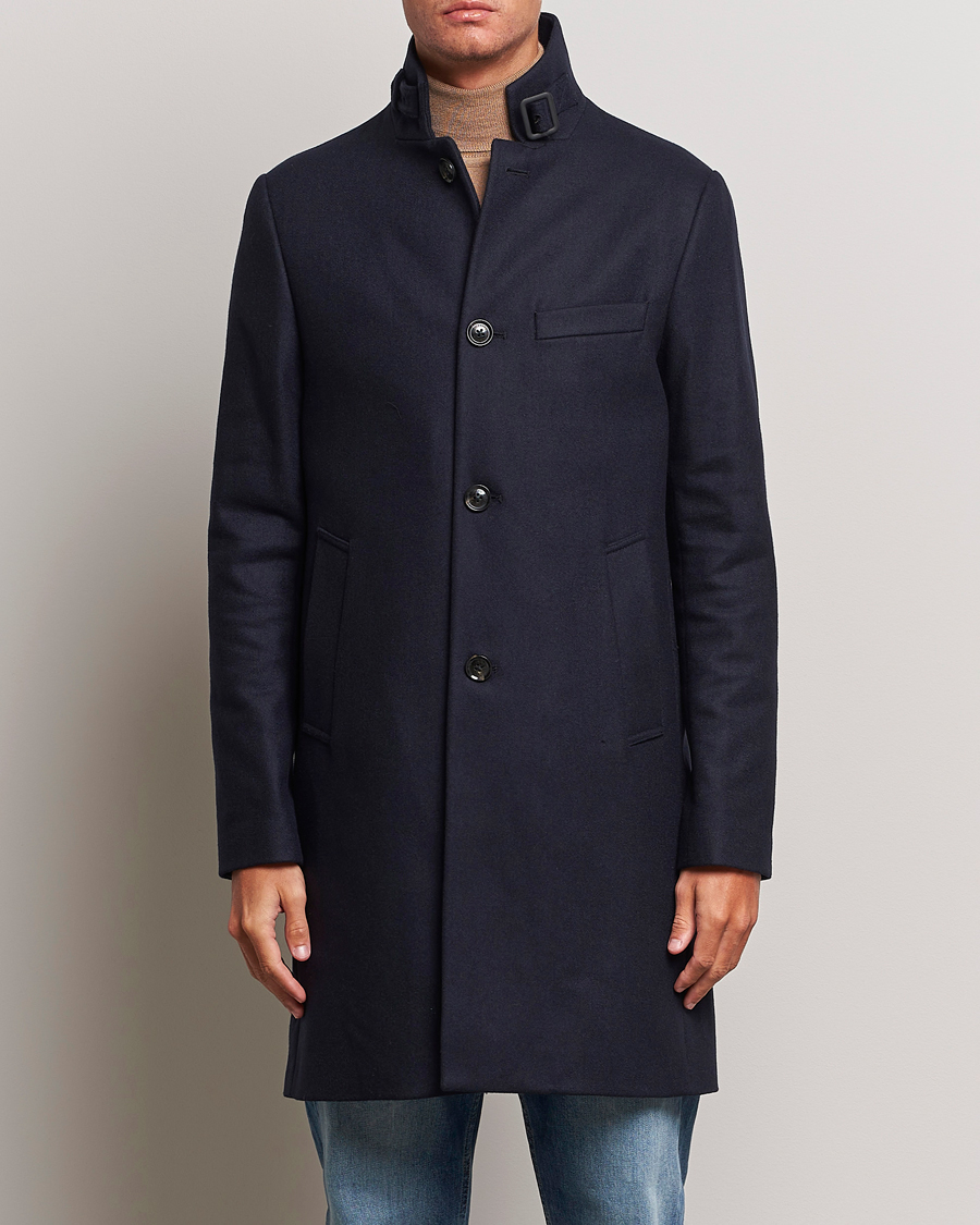 Hombres | Abrigos y chaquetas | J.Lindeberg | Holger Melton Coat Navy