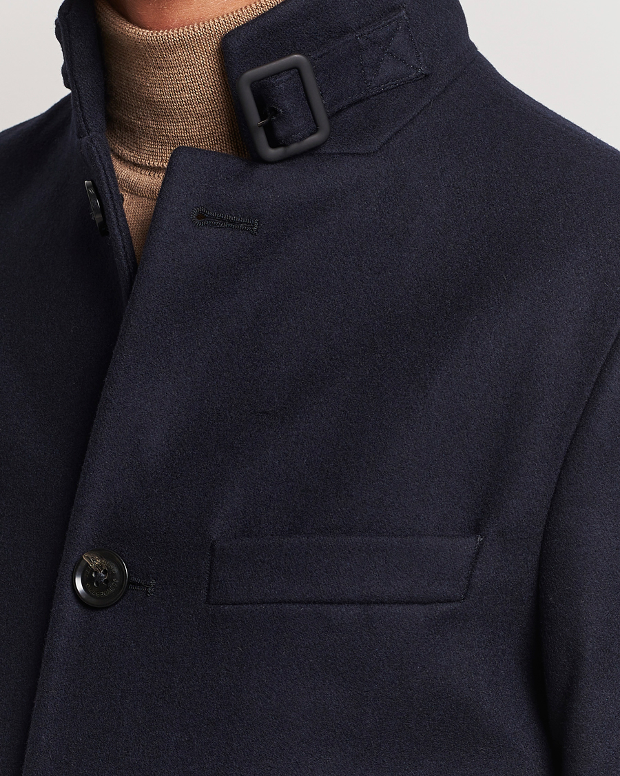 Hombres | Abrigos y chaquetas | J.Lindeberg | Holger Melton Coat Navy