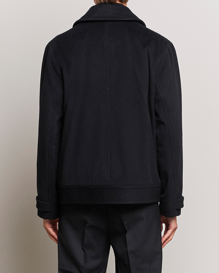 Hombres | Abrigos y chaquetas | J.Lindeberg | Don Double Breasted Wool/Cashmere Jacket Black