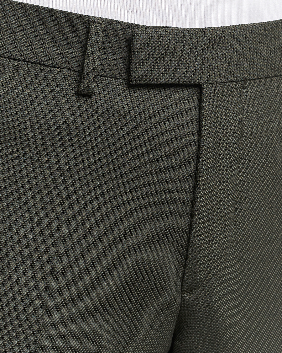 Hombres | Pantalones | J.Lindeberg | Grant Active Hopsack Pants Forest Green