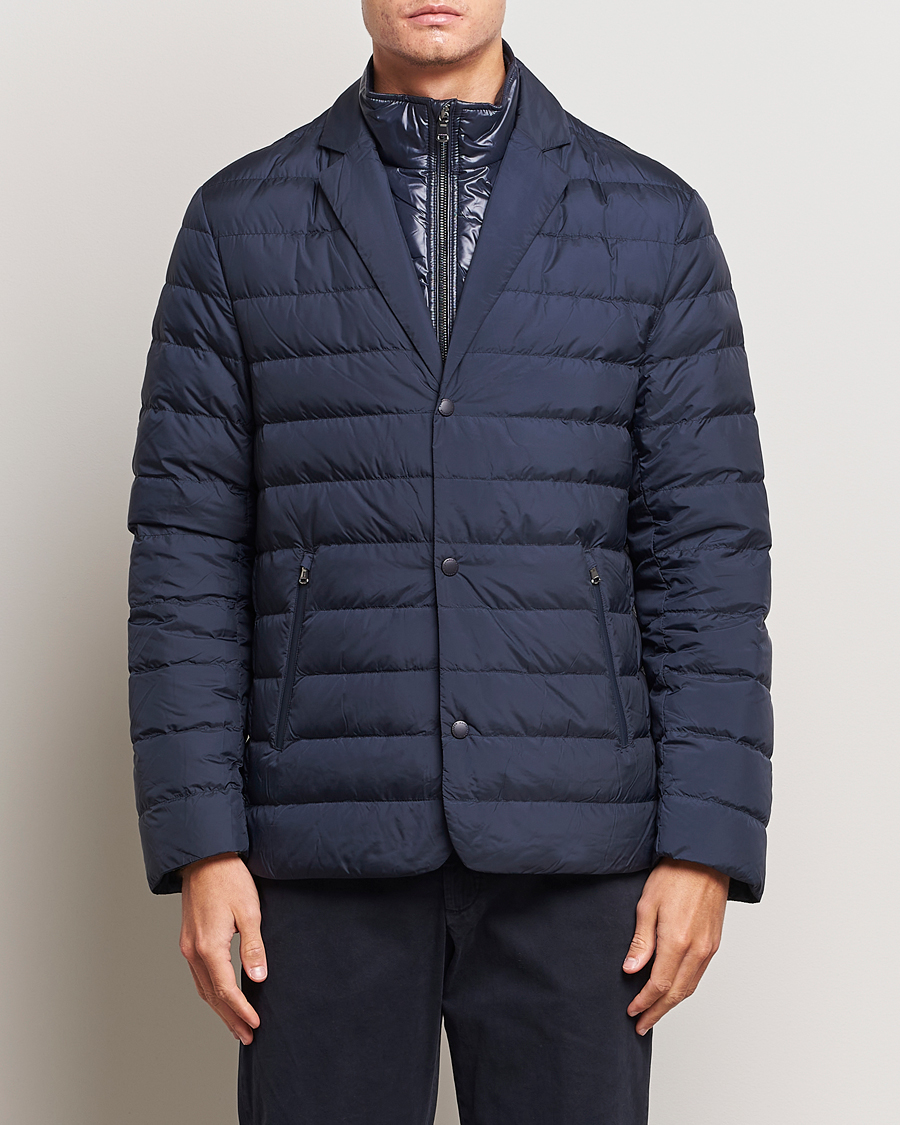 Hombres | Abrigos y chaquetas | J.Lindeberg | Bacchus Down Blazer Navy