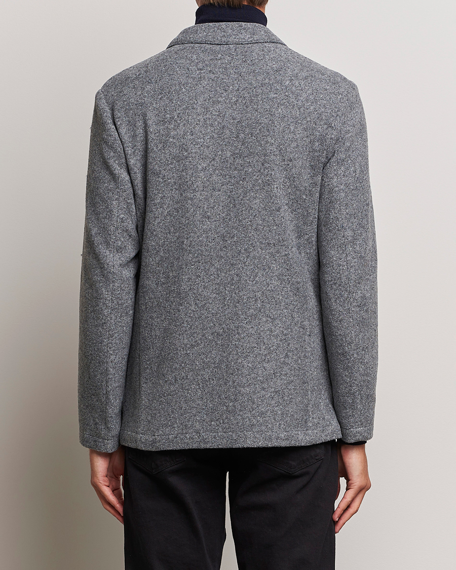Hombres | Blazers | J.Lindeberg | Carlton Wool Cardigan Blazer Mid Grey Mel