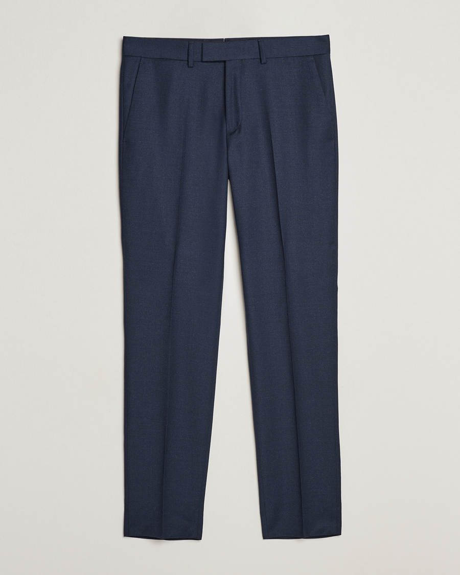Hombres | Pantalones | J.Lindeberg | Grant Stretch Flannel Trousers Navy