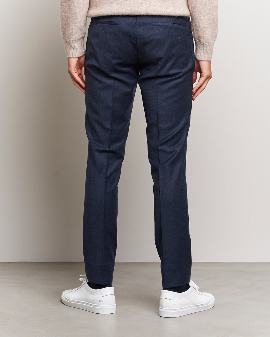 Hombres | Pantalones | J.Lindeberg | Grant Stretch Flannel Trousers Navy