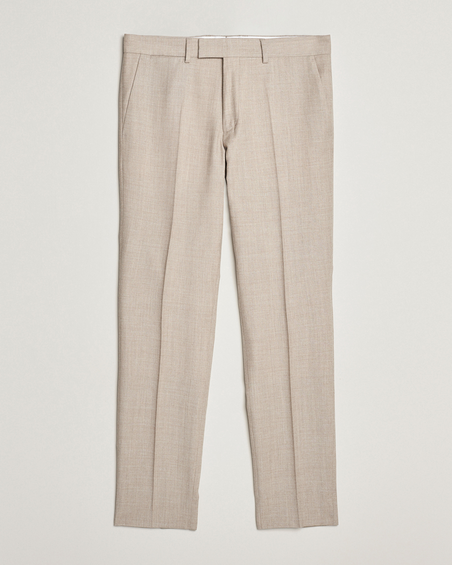 Hombres | Pantalones | J.Lindeberg | Grant Stretch Flannel Trousers Oyster Grey
