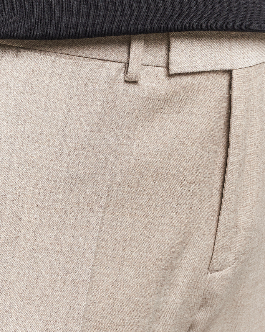 Hombres | Pantalones | J.Lindeberg | Grant Stretch Flannel Trousers Oyster Grey