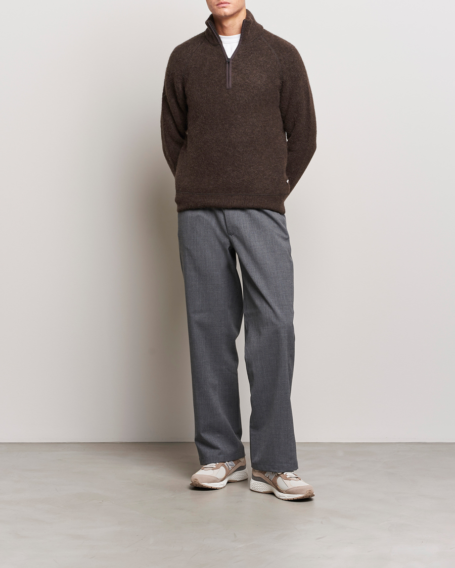 Hombres | Jerséis y prendas de punto | J.Lindeberg | Wilton Half Zip Sweater Delicioso