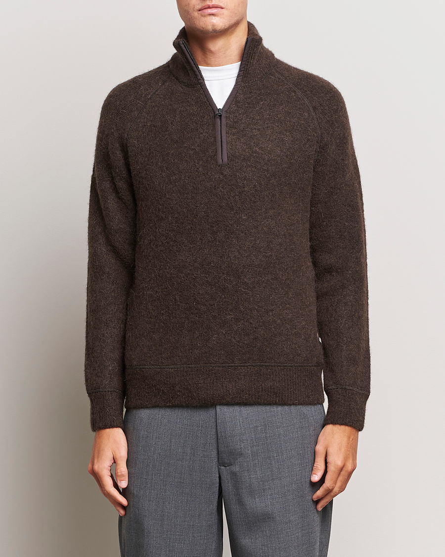 Hombres | Jerséis y prendas de punto | J.Lindeberg | Wilton Half Zip Sweater Delicioso