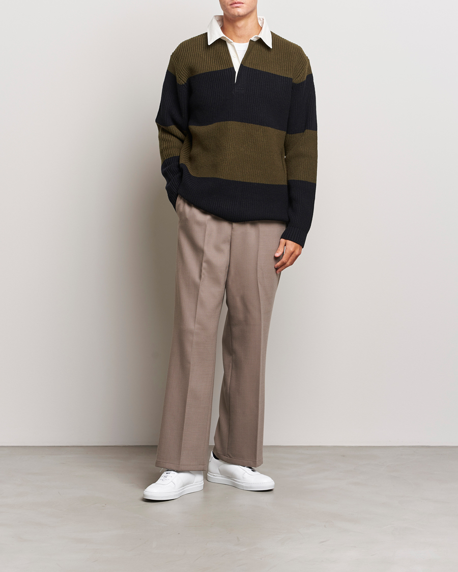 Hombres | Jerséis y prendas de punto | J.Lindeberg | Larkspur Knitted Rugby Black