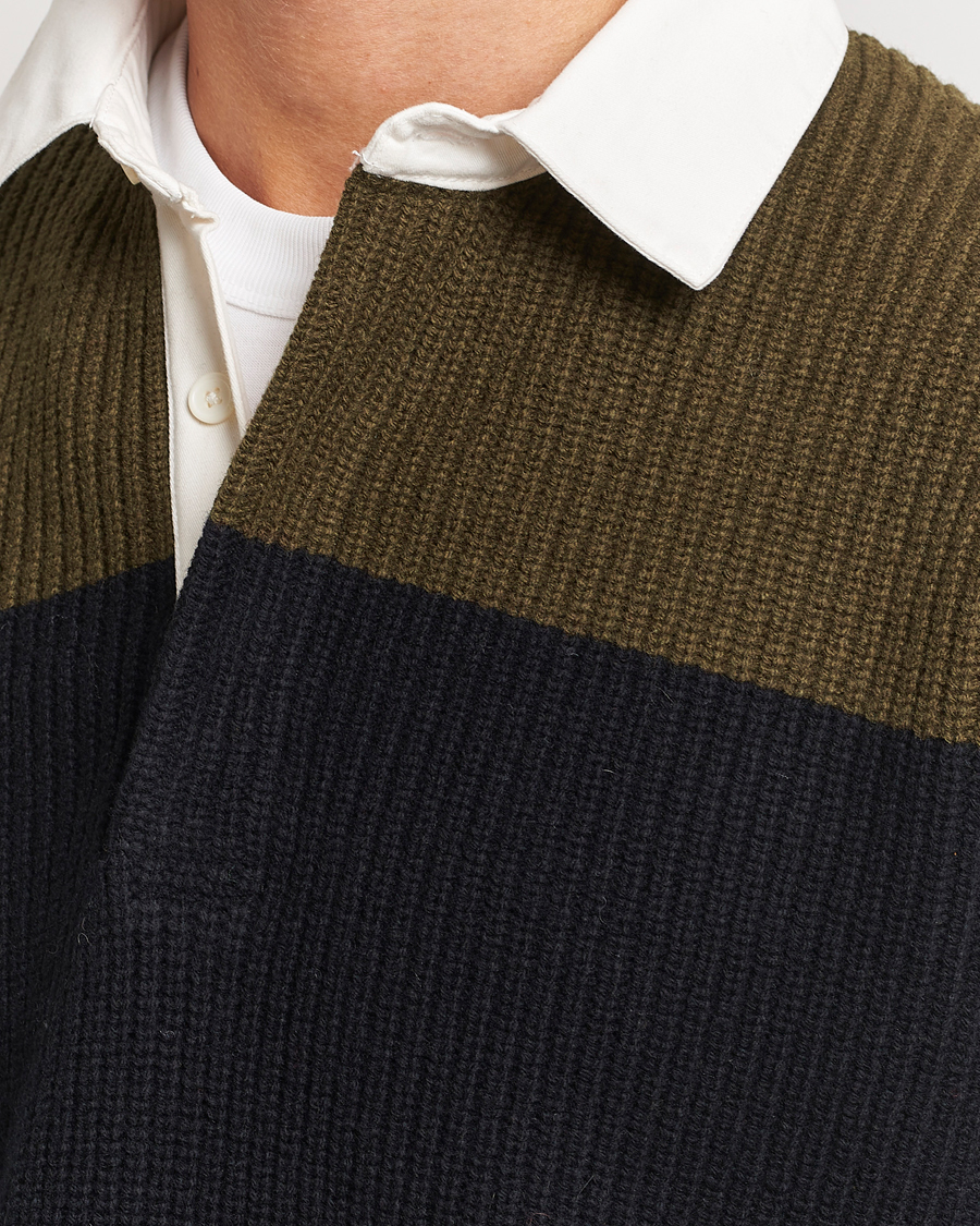 Hombres | Jerséis y prendas de punto | J.Lindeberg | Larkspur Knitted Rugby Black