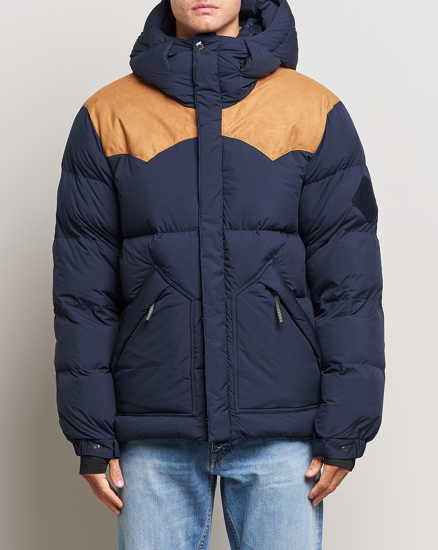 Hombres | Abrigos y chaquetas | J.Lindeberg | Dry Powder Down Jacket Navy