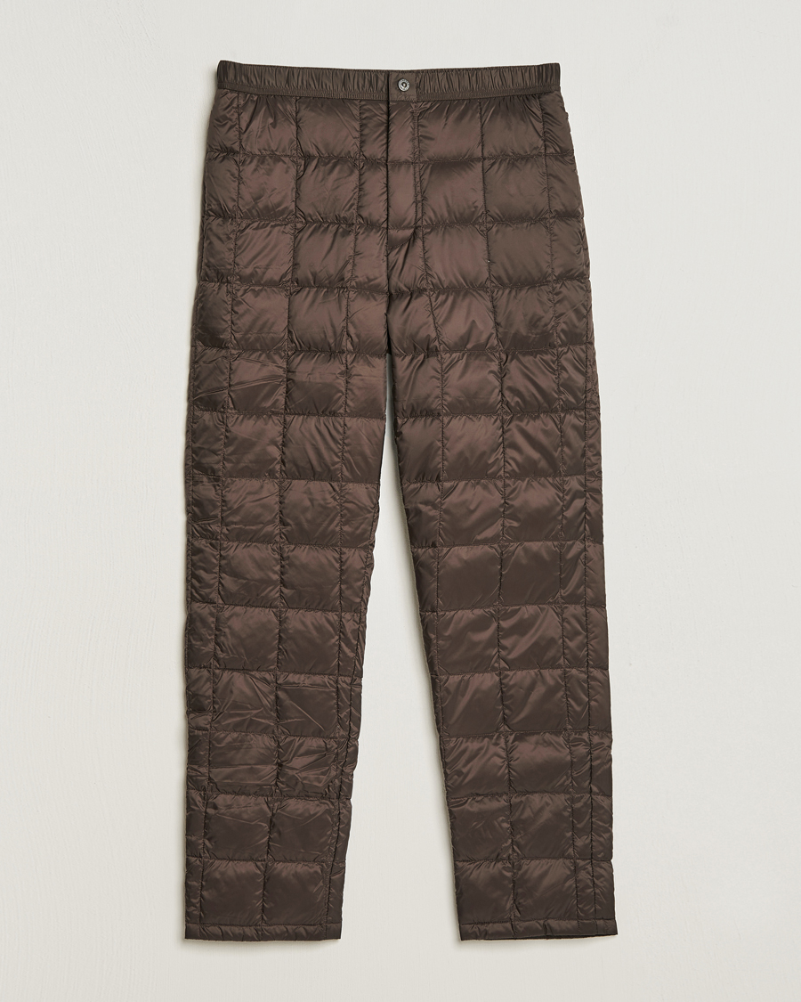 Hombres | Pantalones | TAION | Regular Straight Down Pants Dark Choco