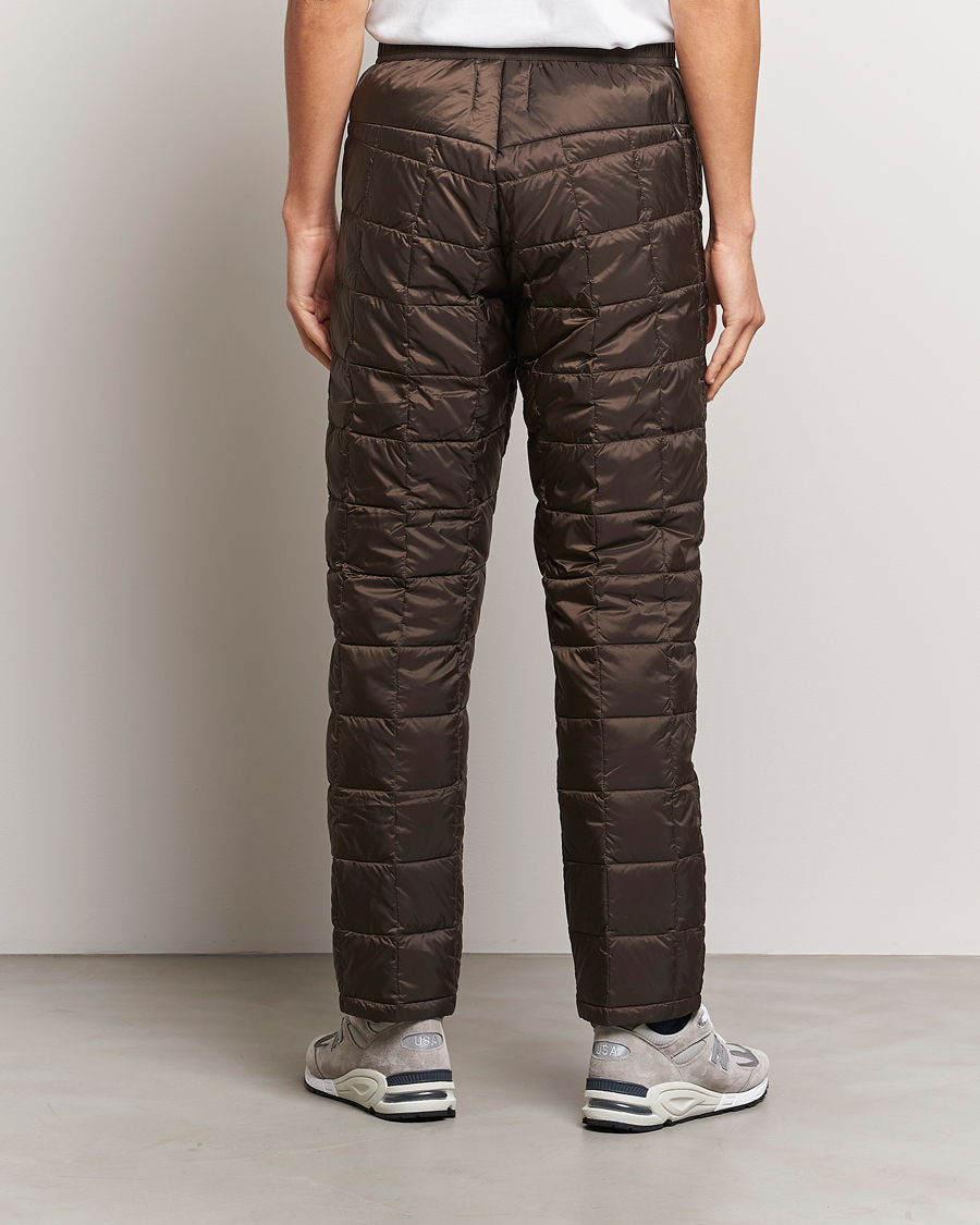 Hombres | Pantalones | TAION | Regular Straight Down Pants Dark Choco